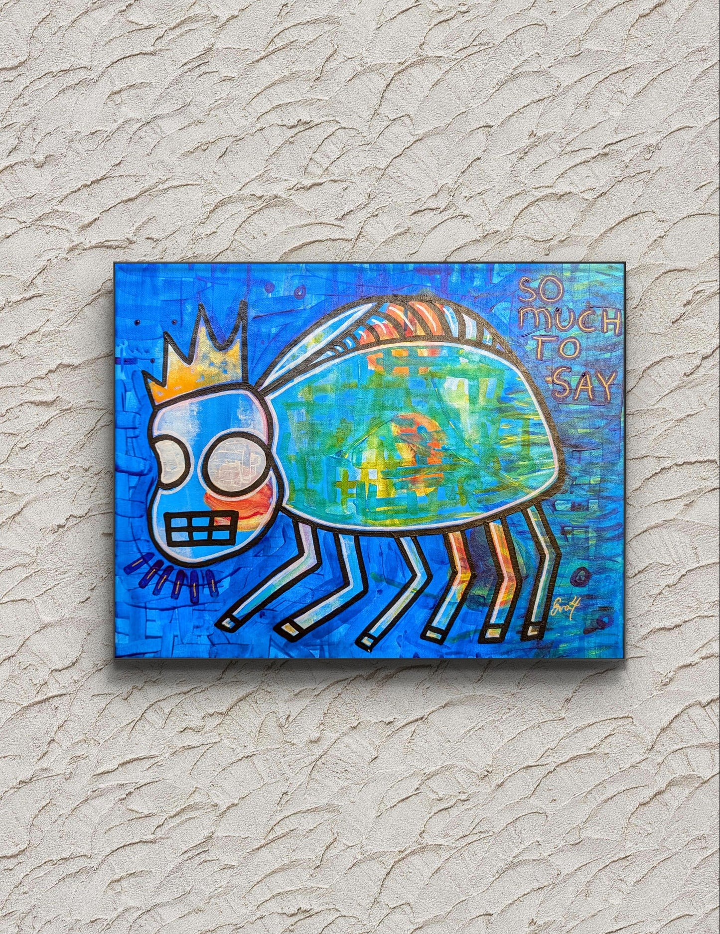 8/2 - original painting, August art challenge