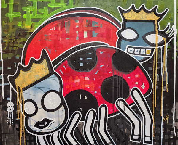8/10 - original painting, August art challenge