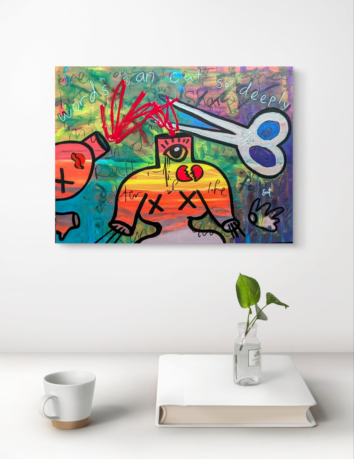 8/11 - original painting, August art challenge