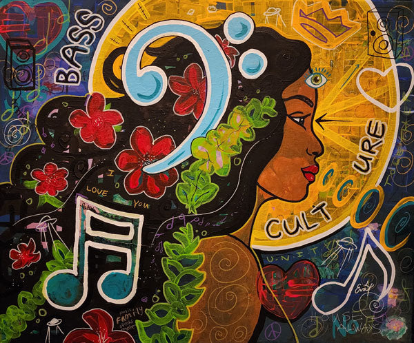 8/19 - original painting, August art challenge