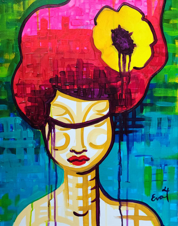 8/1 - original painting, August art challenge