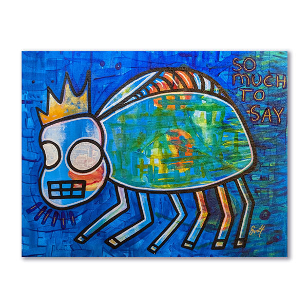 8/2 - original painting, August art challenge