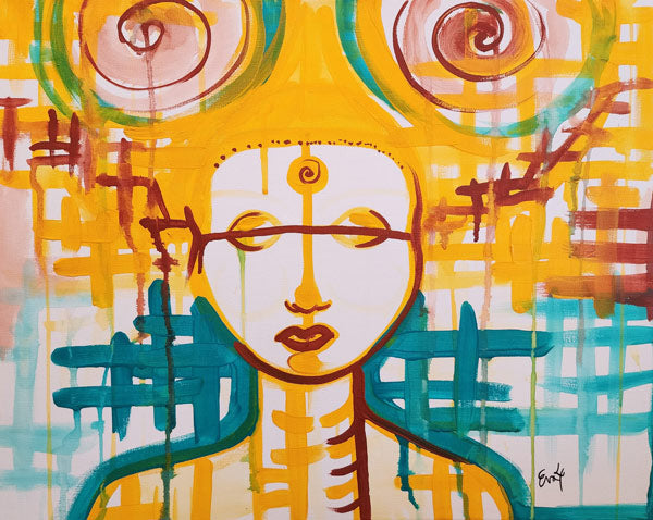 8/4 - original painting, August art challenge