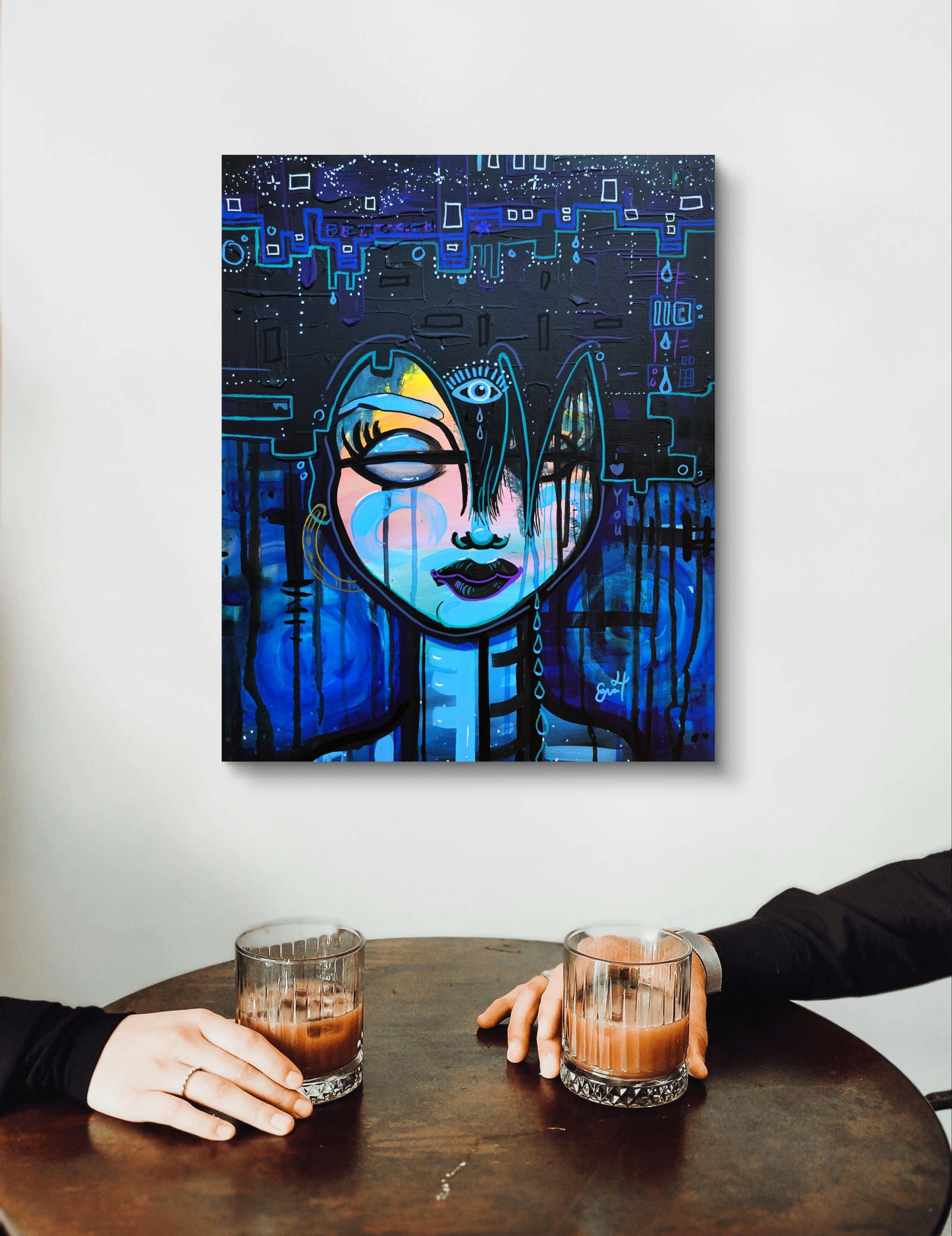 8/6 - original painting, August art challenge
