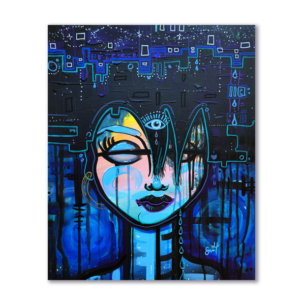 8/6 - original painting, August art challenge