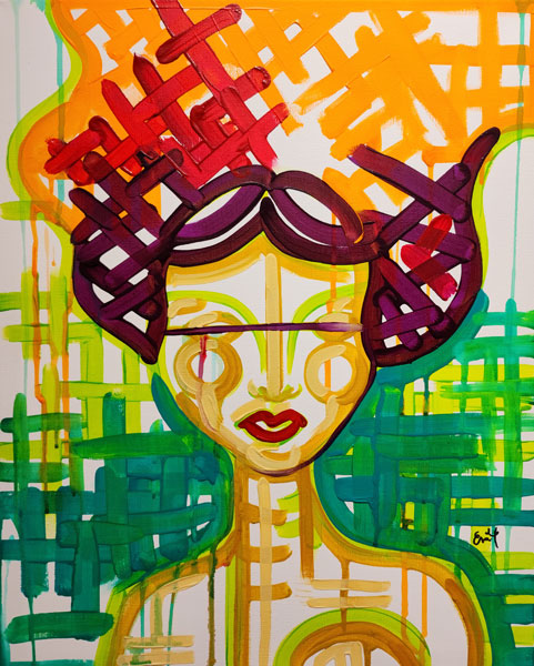 8/7 - original painting, August art challenge