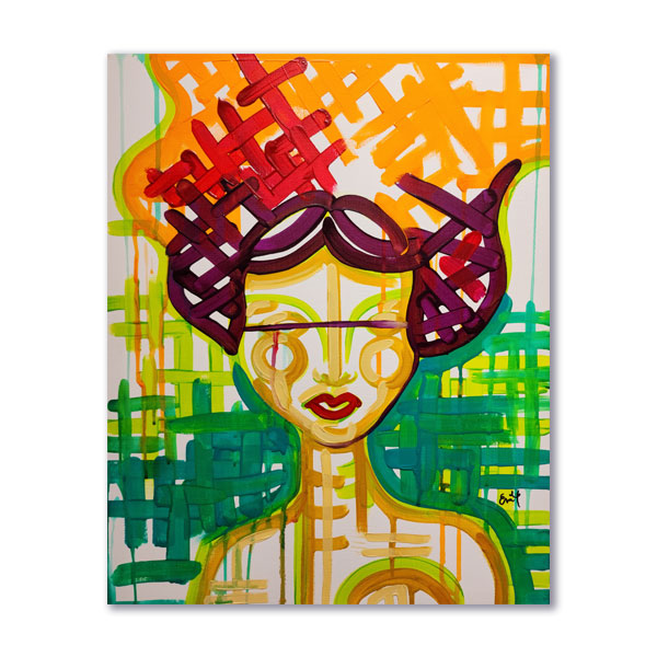 8/7 - original painting, August art challenge