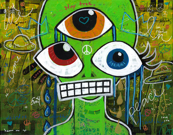 Bad DayLien - Original Painting