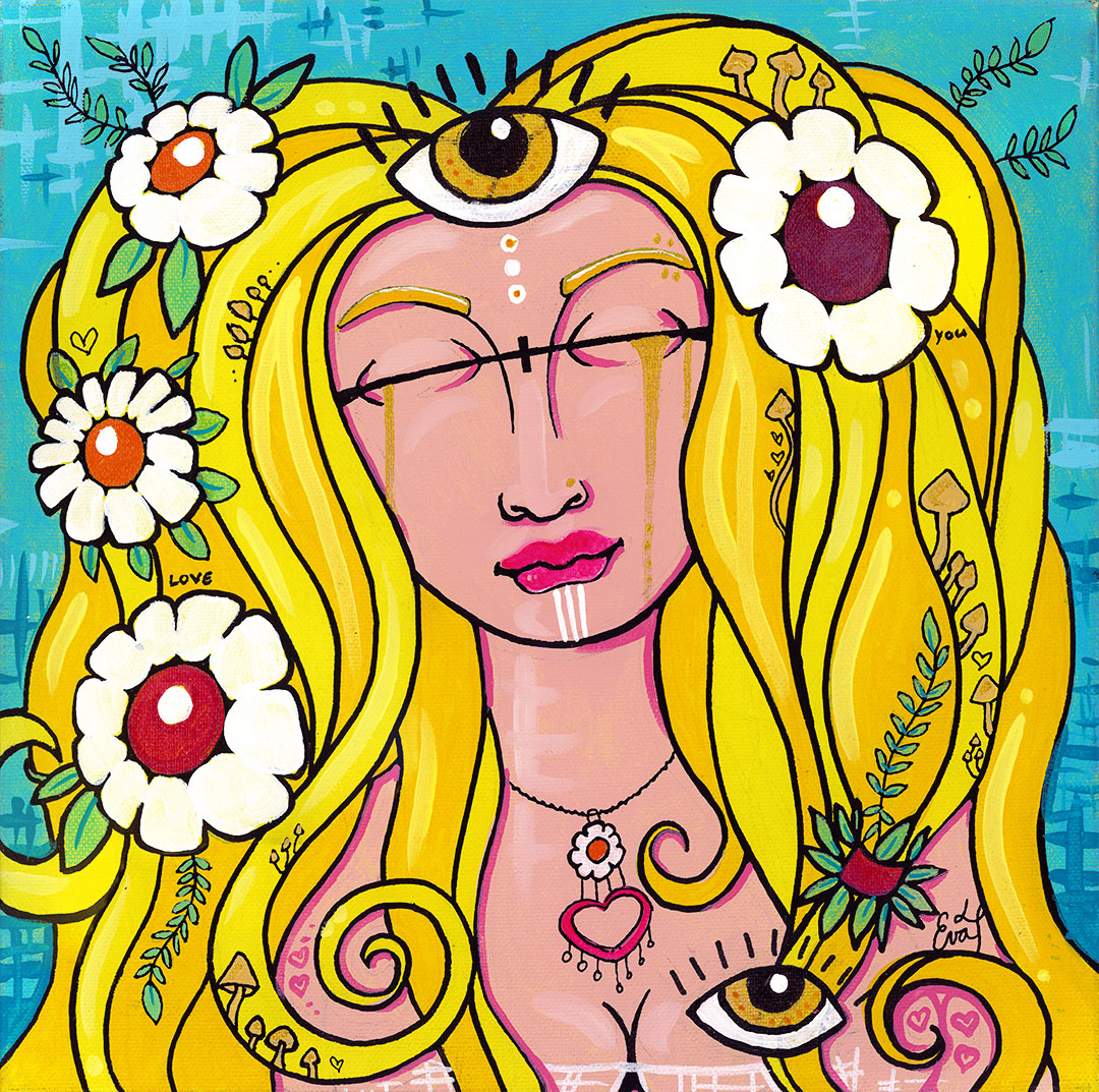 Barbie Goes on a Trip - original painting