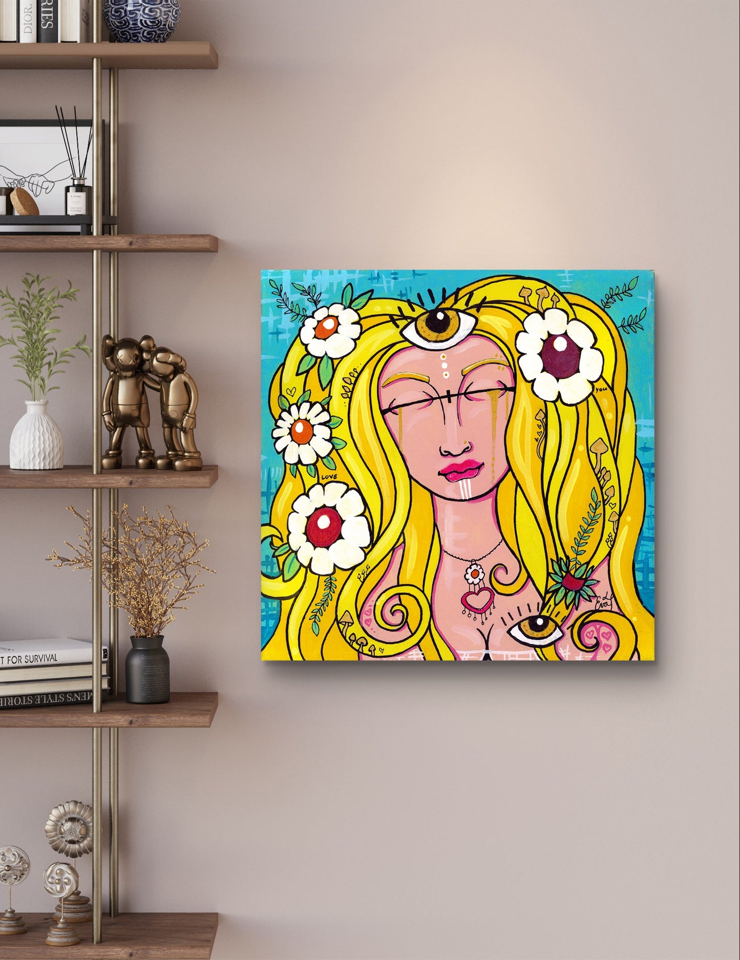 Barbie Goes on a Trip - original painting