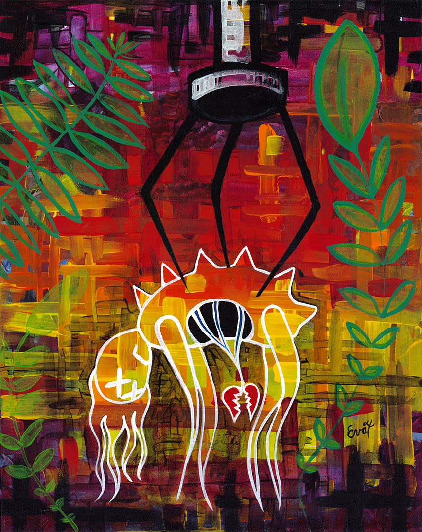 Claw Machine - original painting