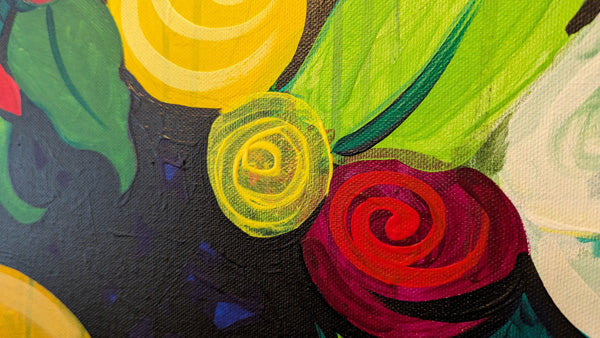 Frida With The Ferns - Original Painting