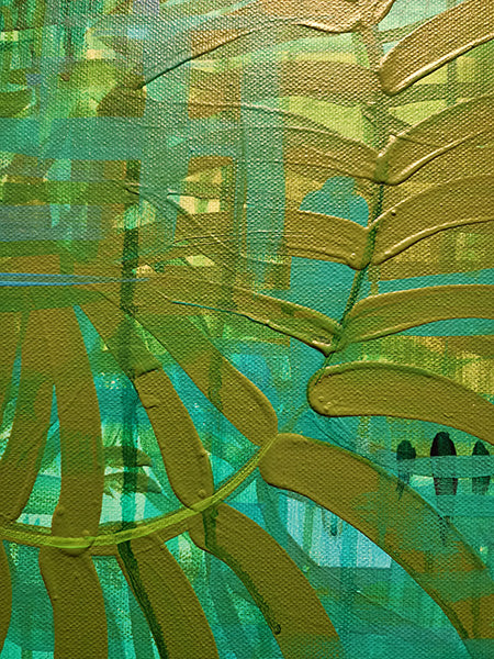 Frida With The Ferns - Original Painting