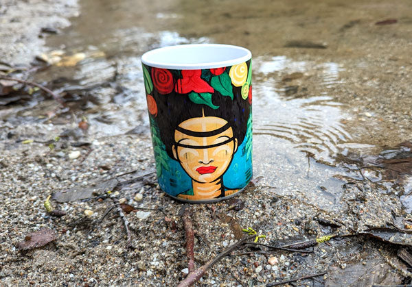 Frida With The Ferns - ArtMug