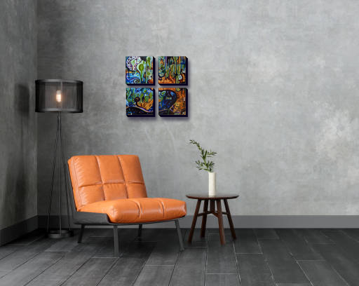 Dripping Willows - Original Painting Set