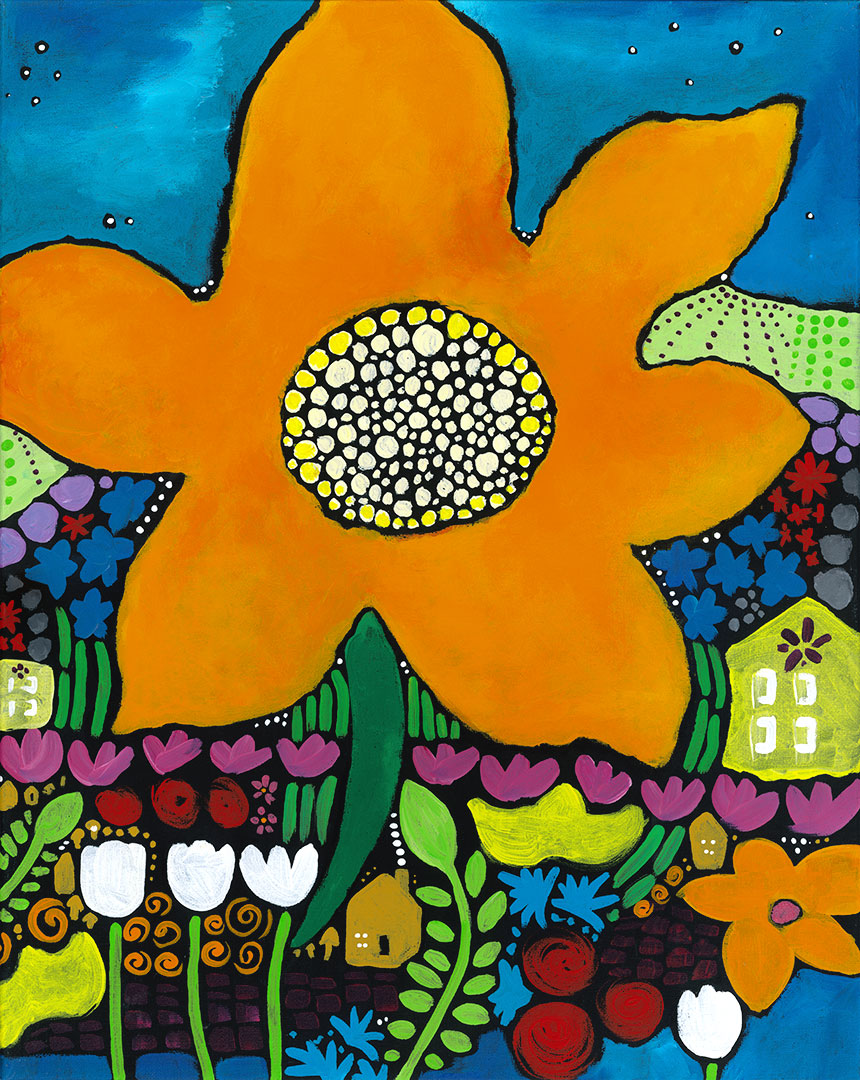 The Flower Farm - original painting