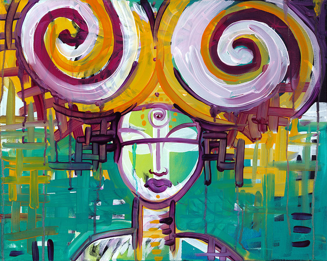 Wood Witch 3 - original painting