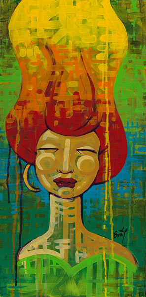 Hawt Flash - Original Painting