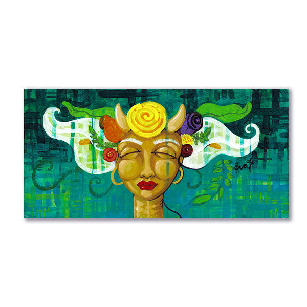 Mini Wood Witch - original painting