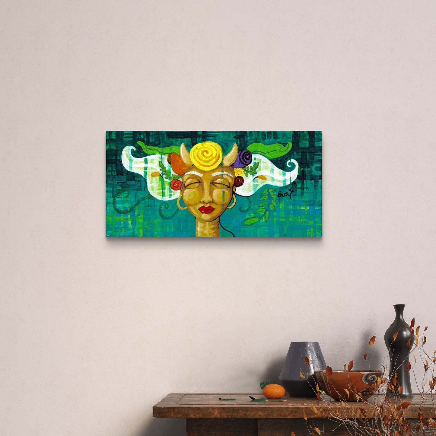 Mini Wood Witch - original painting