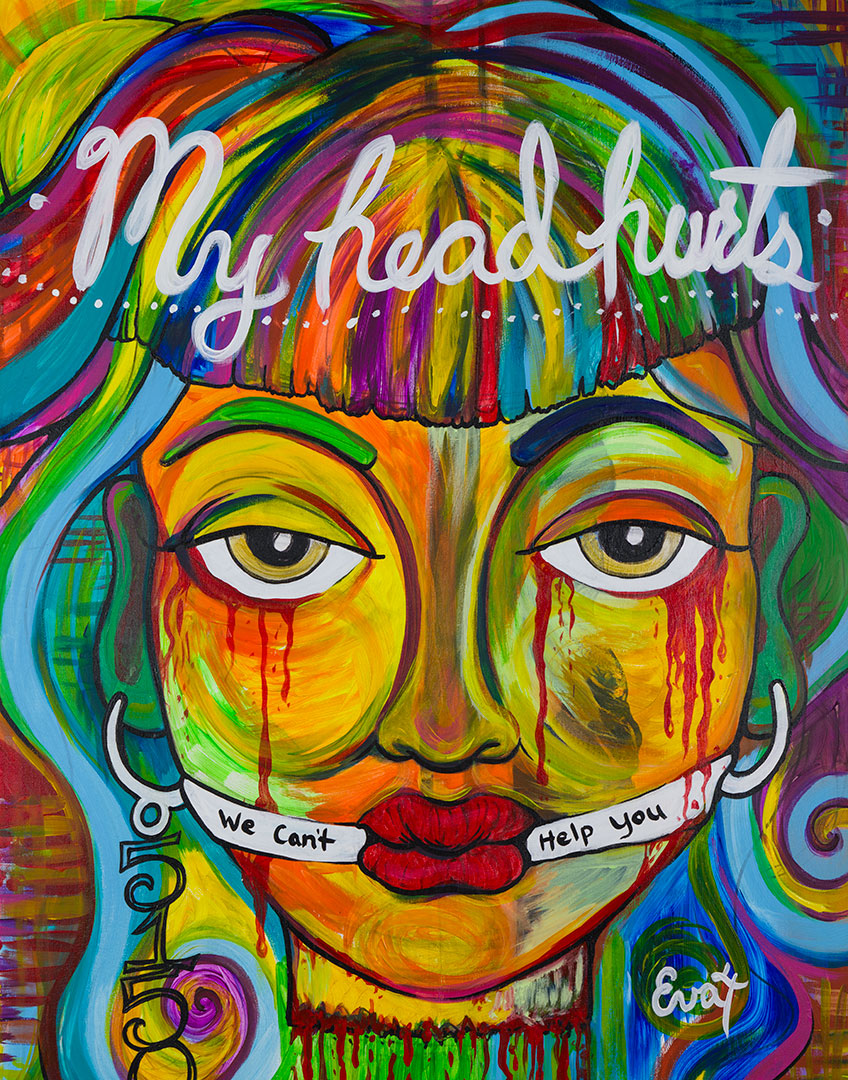 My Head Hurts - original painting