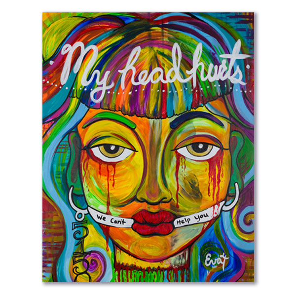 My Head Hurts - original painting