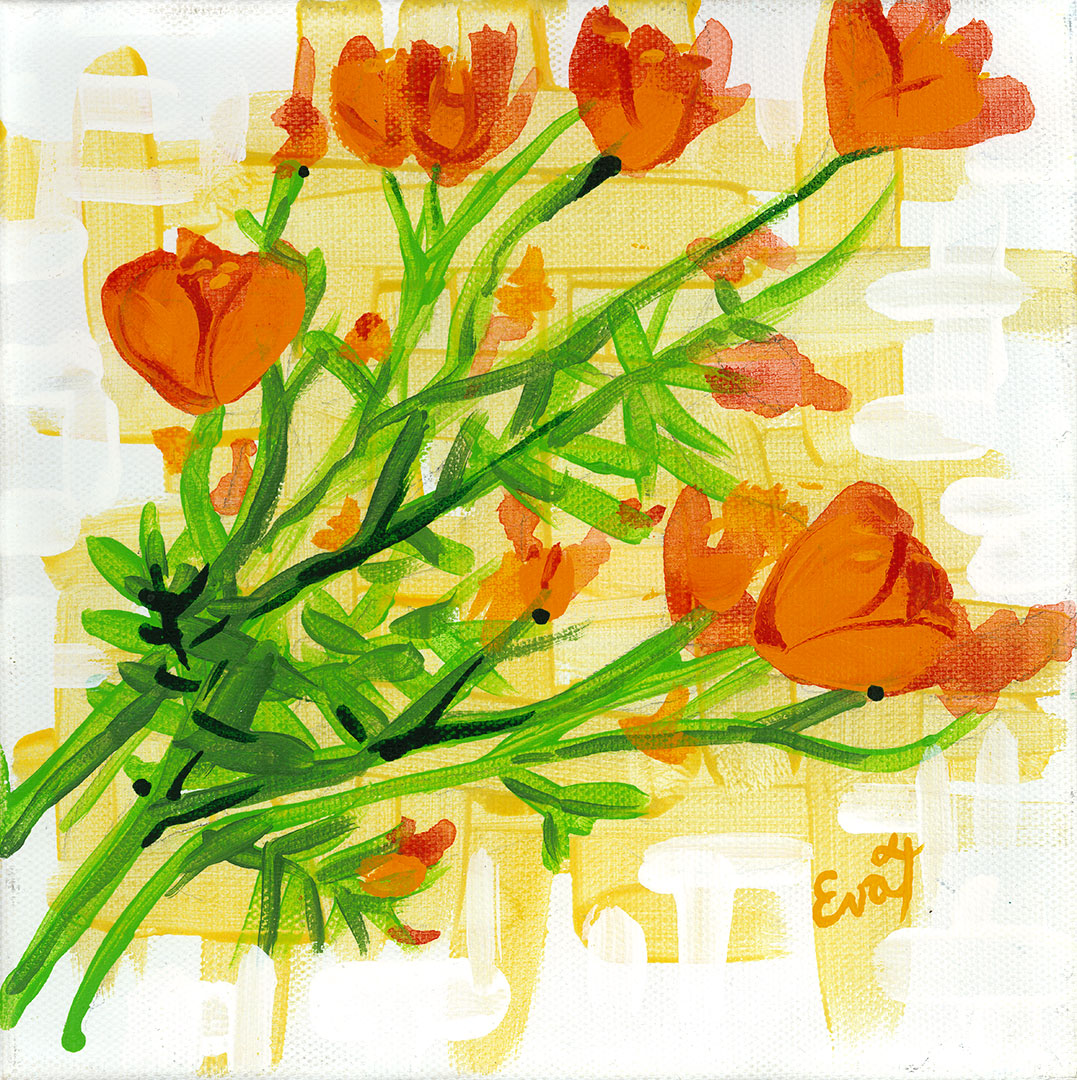 Poppies - original painting