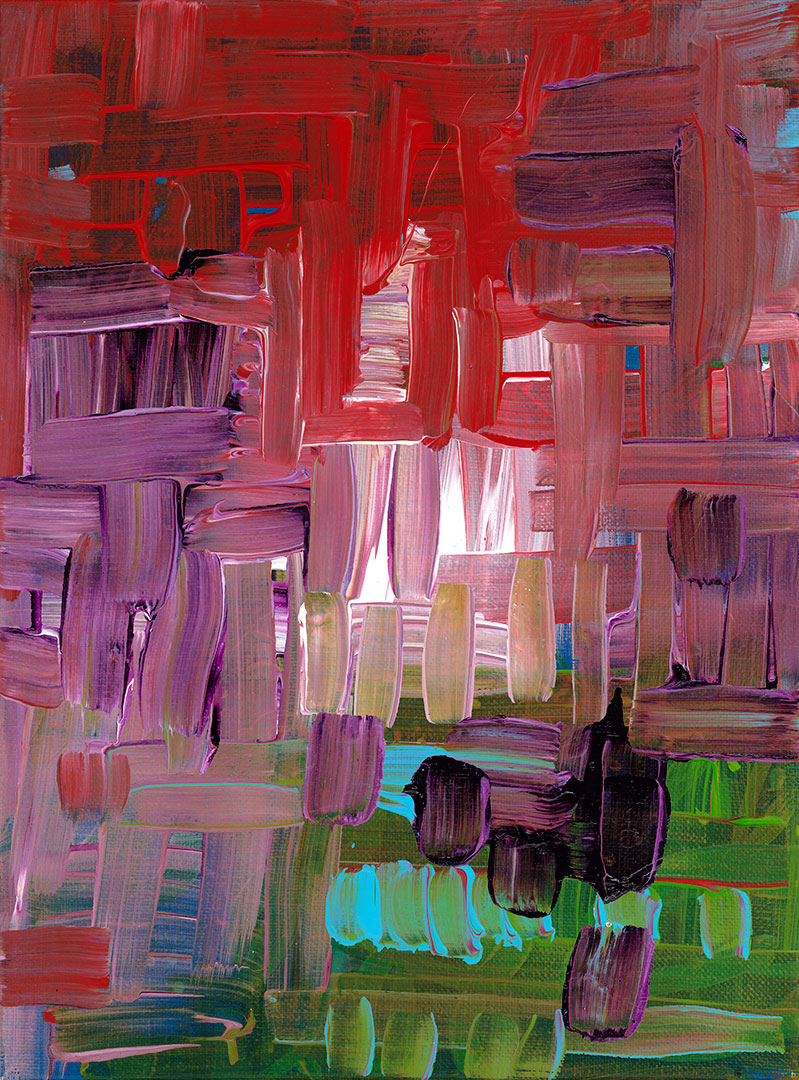Purple-and-Red - original painting