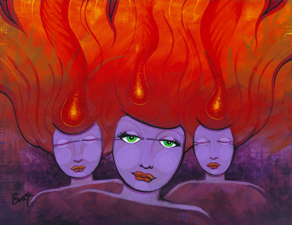 Fiery Women - Original Painting