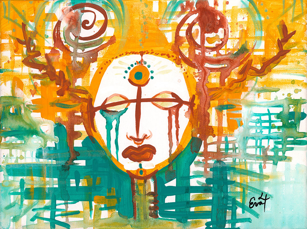 Wood Witch 2 - original painting