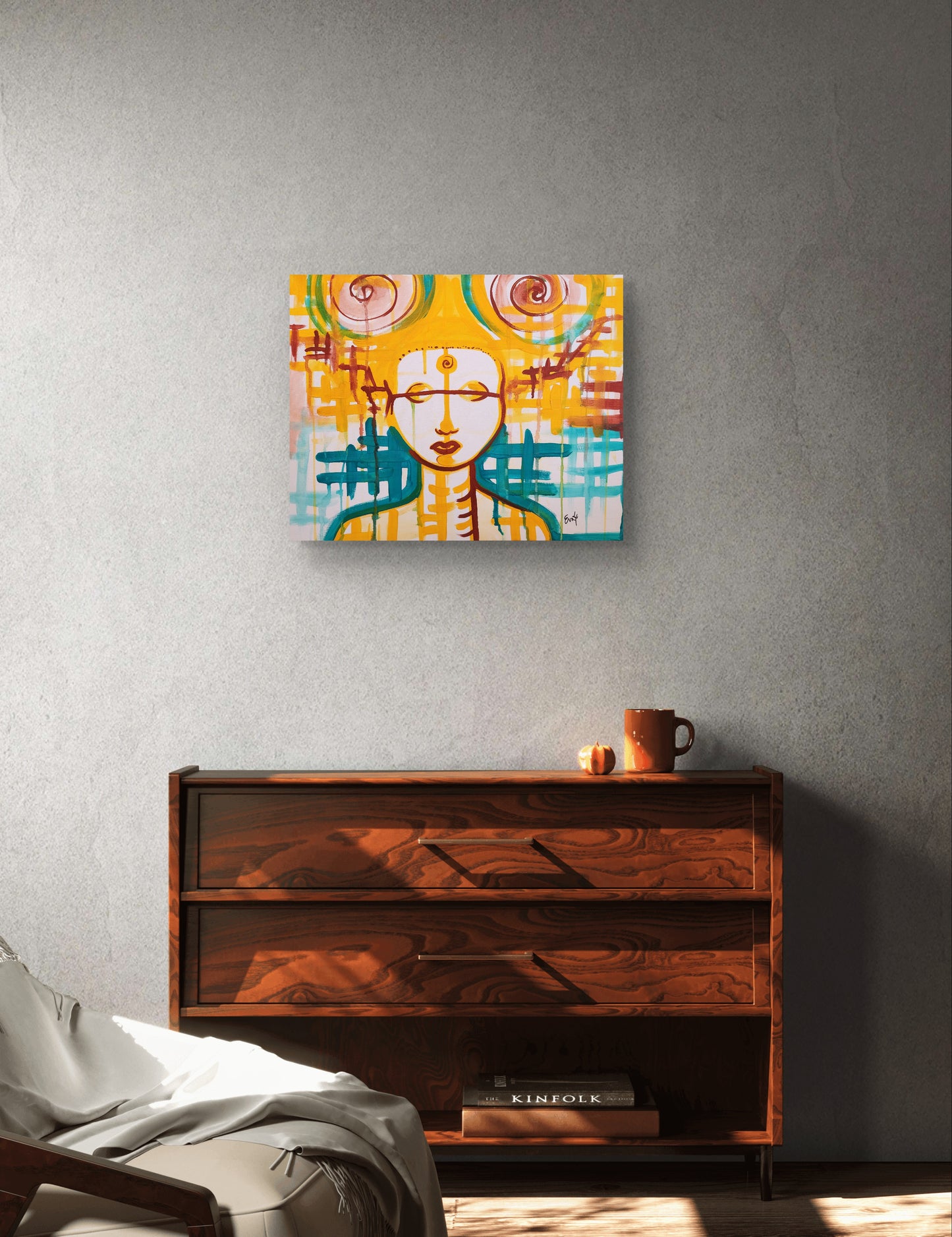 8/4 - original painting, August art challenge