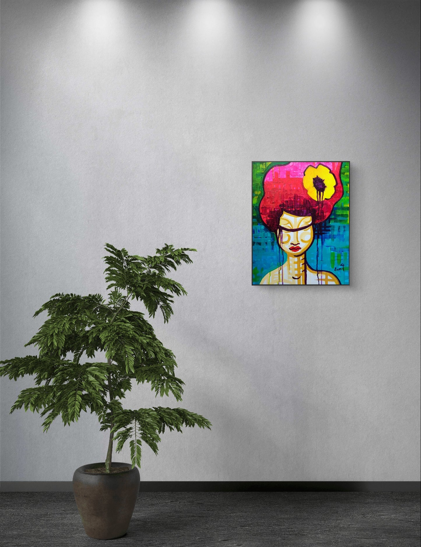 8/1 - original painting, August art challenge