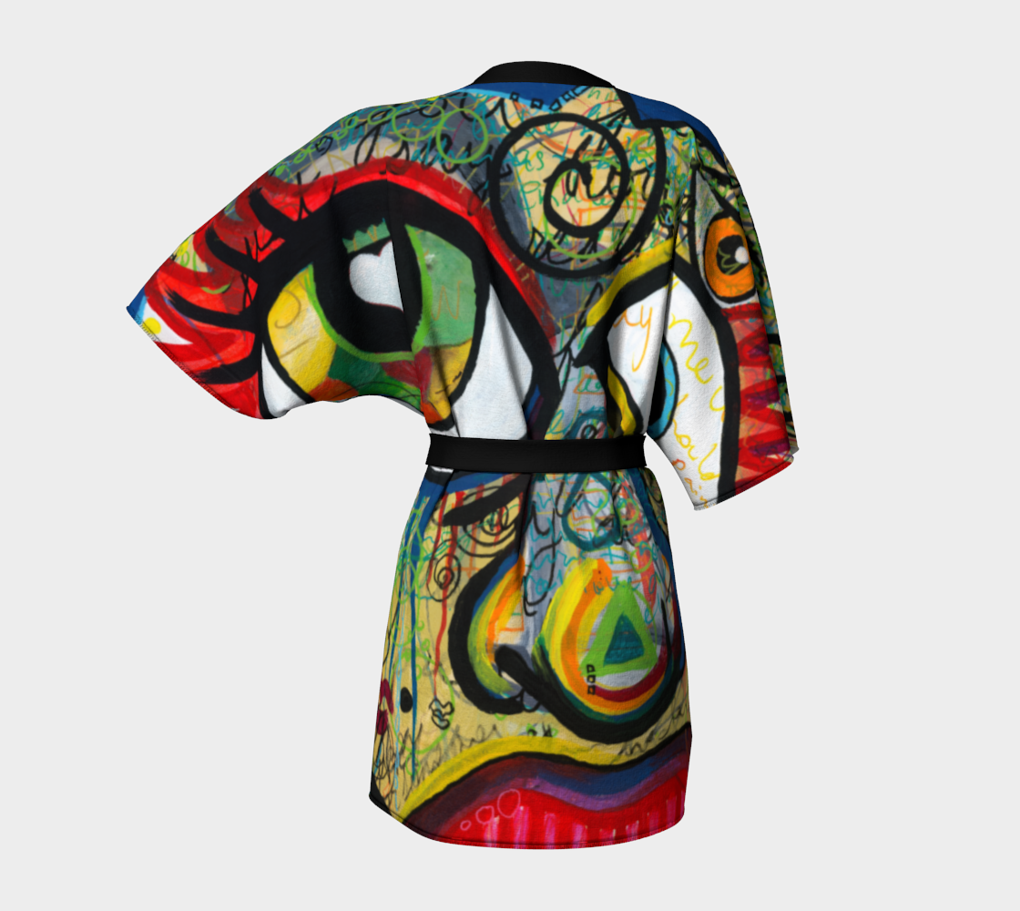Eyeballs - Art Kimono Robe