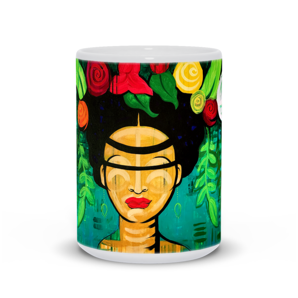 Frida With The Ferns - ArtMug
