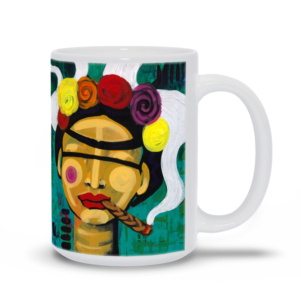 Frida With a Blunt - ArtMug