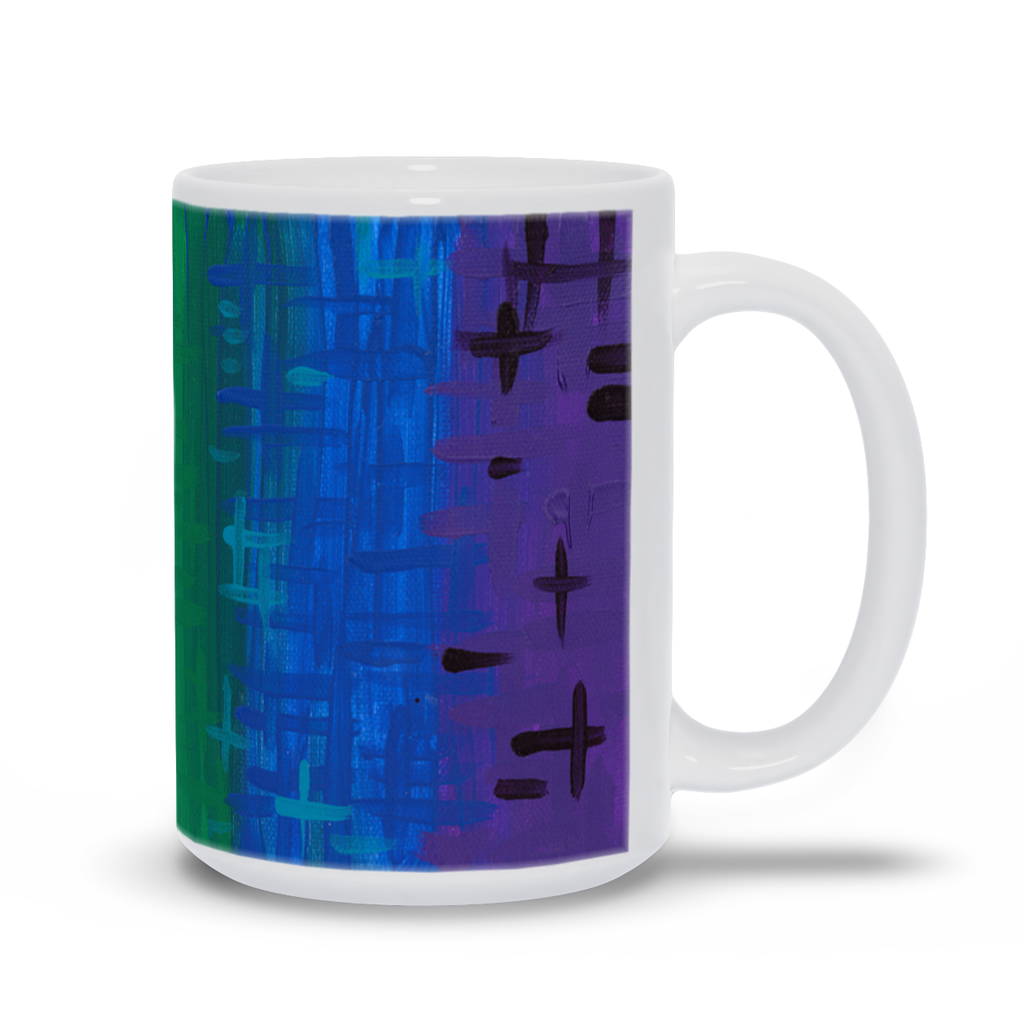 Rainbow Abstract - ArtMug