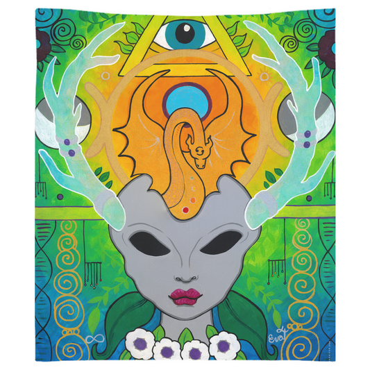 Alien Goddess - Tapestry