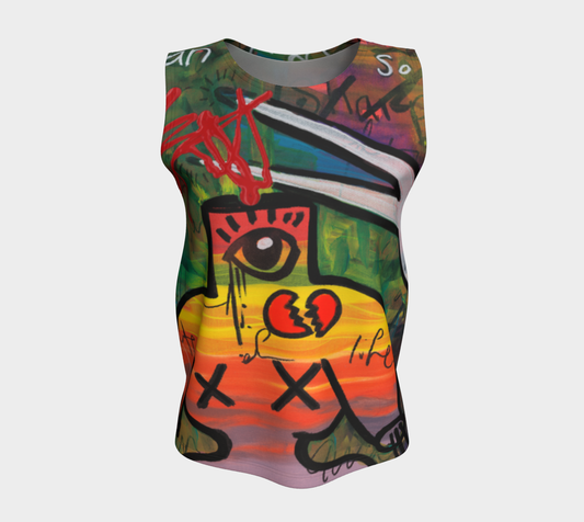 Words Can Cut - Long Fit Tank Top