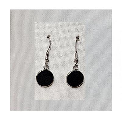 Wearable Art Earrings, One-of-a-kind (Black)