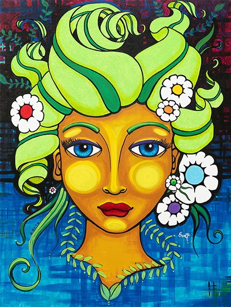 Plant Lady - original painting