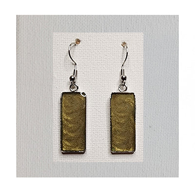 Wearable Art Earrings, One-of-a-kind (Antique Gold)