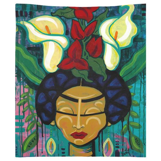 Frida Calla Lilies - Tapestry