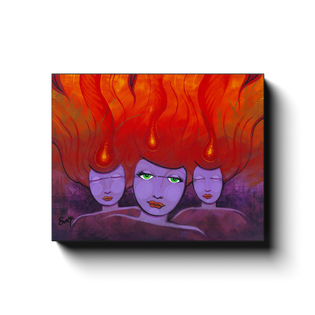 Fiery Women - Canvas Print