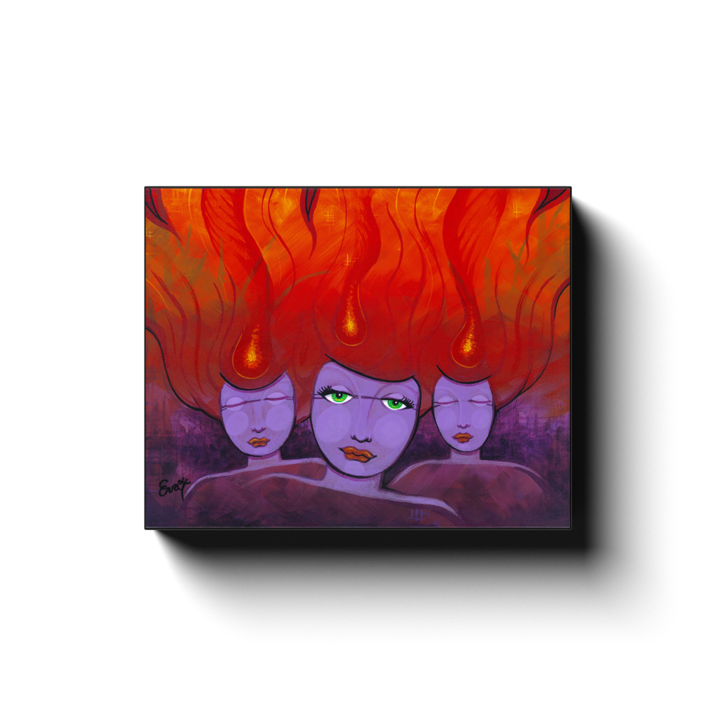 Fiery Women - Canvas Print